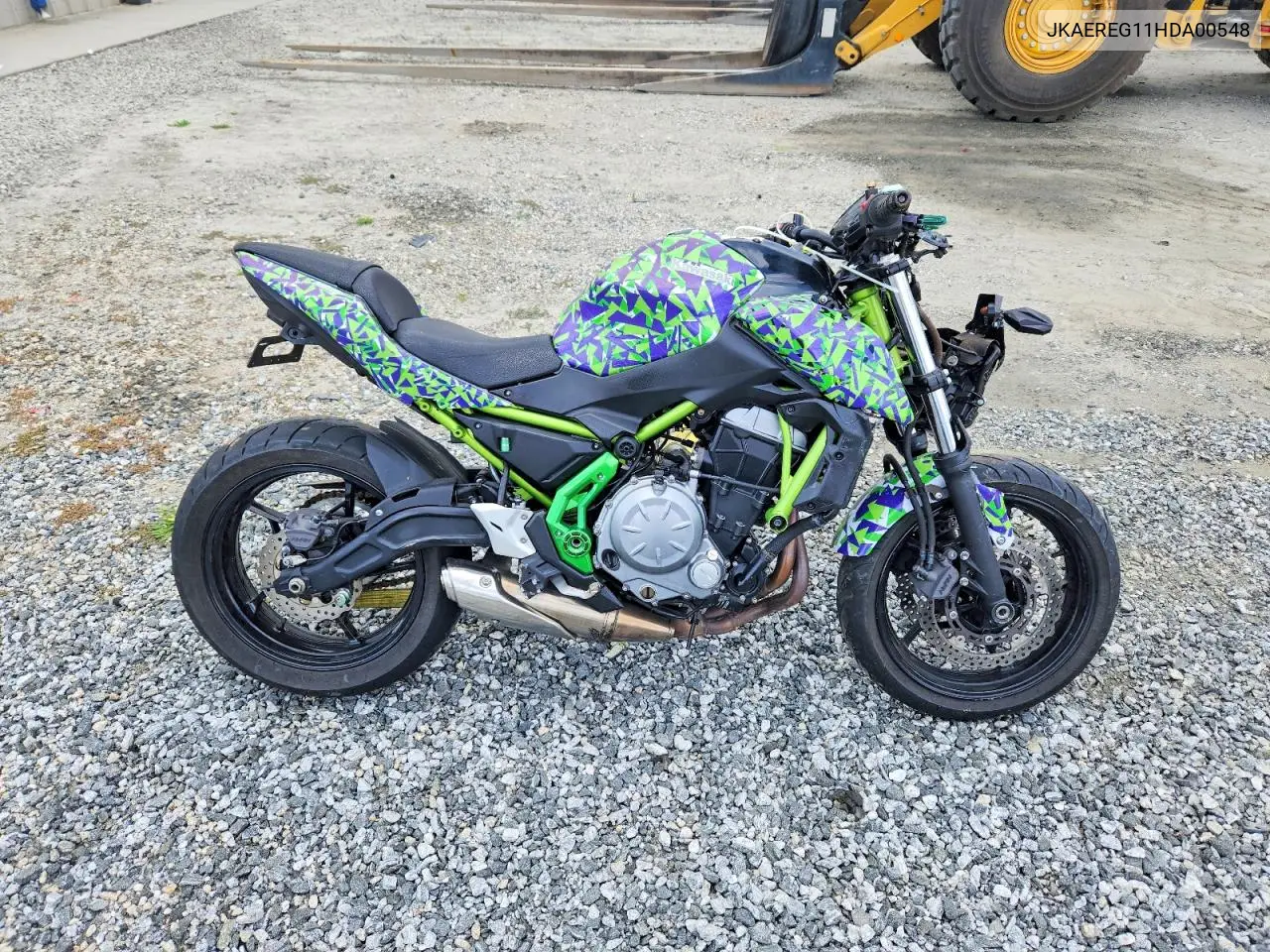 2017 Kawasaki Er650 G VIN: JKAEREG11HDA00548 Lot: 58587836