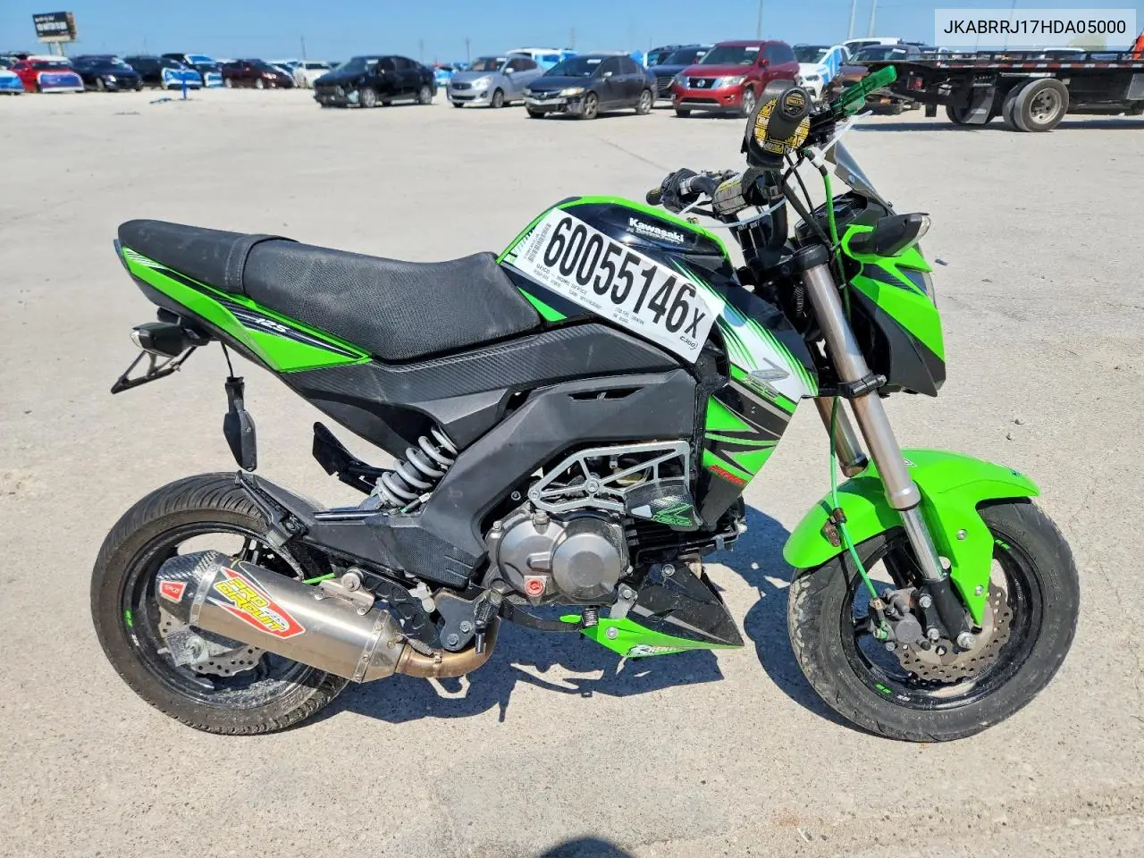 2017 Kawasaki Br125 J VIN: JKABRRJ17HDA05000 Lot: 60055146