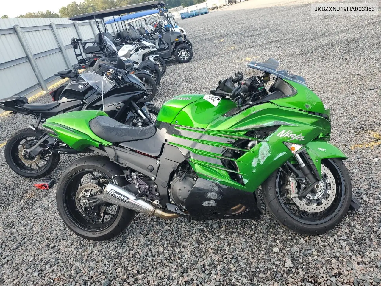 2017 Kawasaki Zx1400 J VIN: JKBZXNJ19HA003353 Lot: 61926246