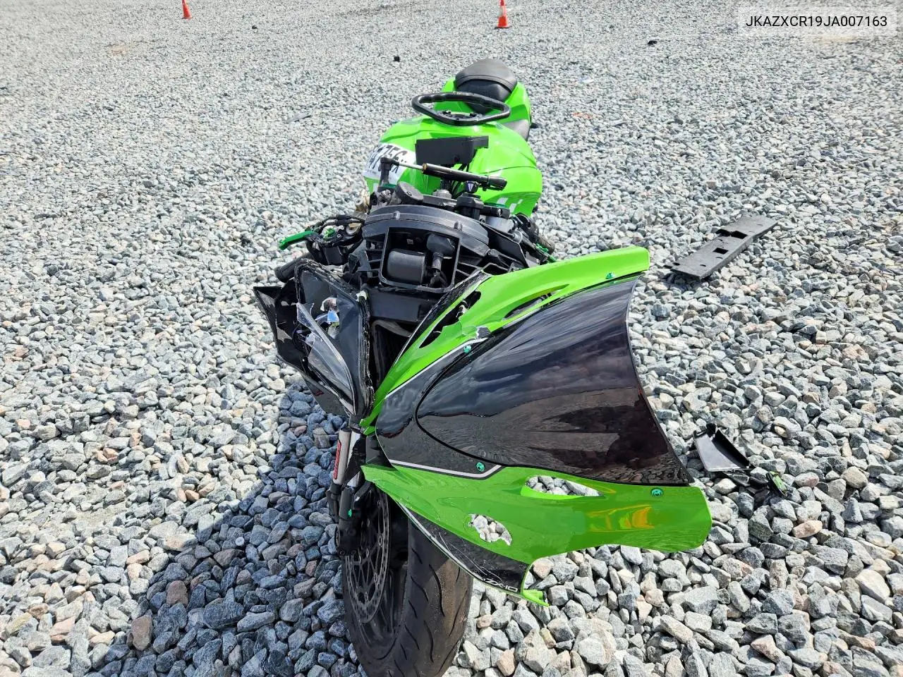 2018 Kawasaki Zx1000 R VIN: JKAZXCR19JA007163 Lot: 54974756