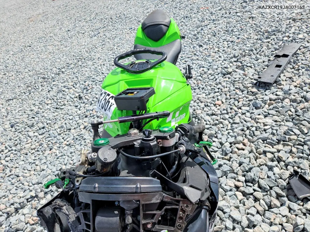 2018 Kawasaki Zx1000 R VIN: JKAZXCR19JA007163 Lot: 54974756