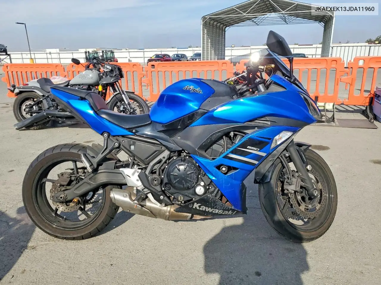 2018 Kawasaki Ex650 F VIN: JKAEXEK13JDA11960 Lot: 56659466