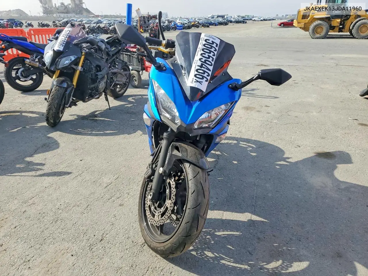 2018 Kawasaki Ex650 F VIN: JKAEXEK13JDA11960 Lot: 56659466
