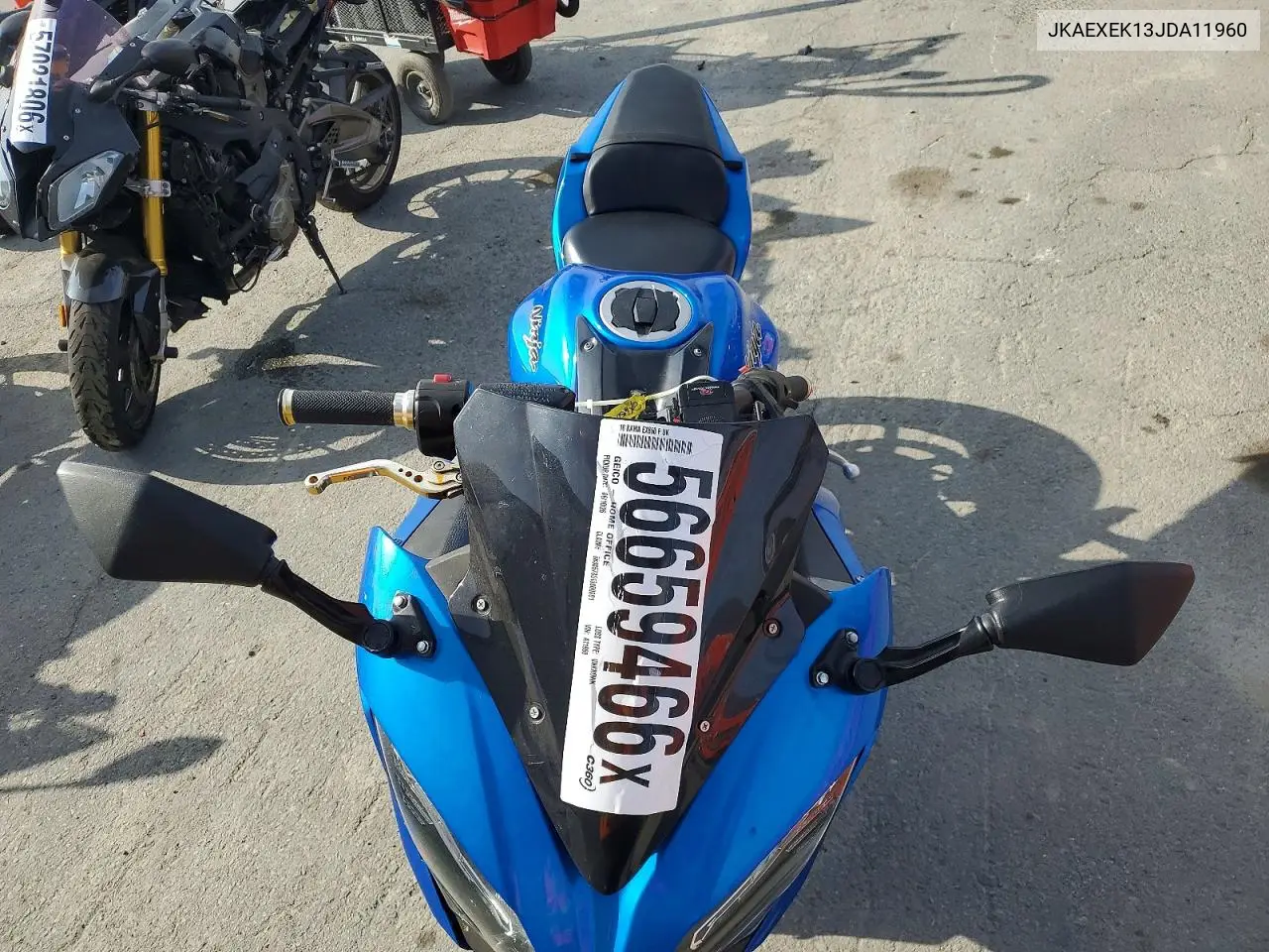 2018 Kawasaki Ex650 F VIN: JKAEXEK13JDA11960 Lot: 56659466