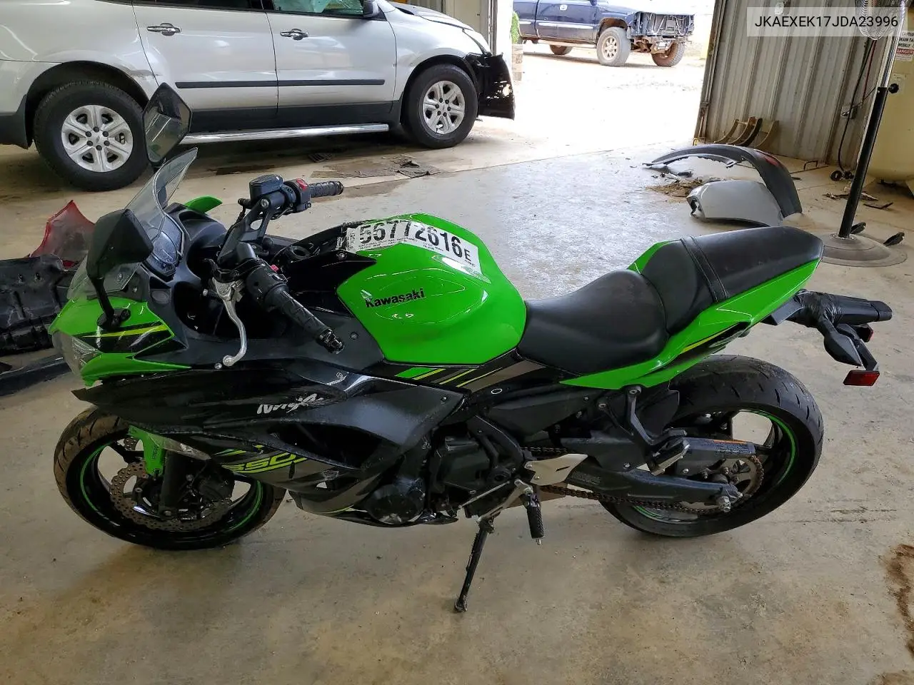 2018 Kawasaki Ex650 F VIN: JKAEXEK17JDA23996 Lot: 56772616