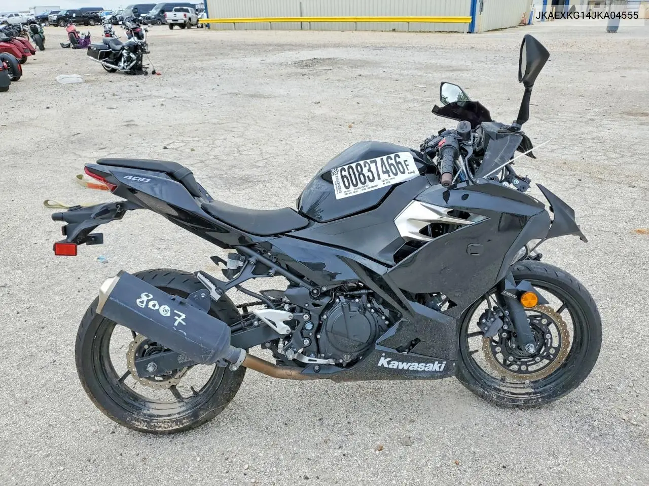 2018 Kawasaki Ninja 400 VIN: JKAEXKG14JKA04555 Lot: 60837466