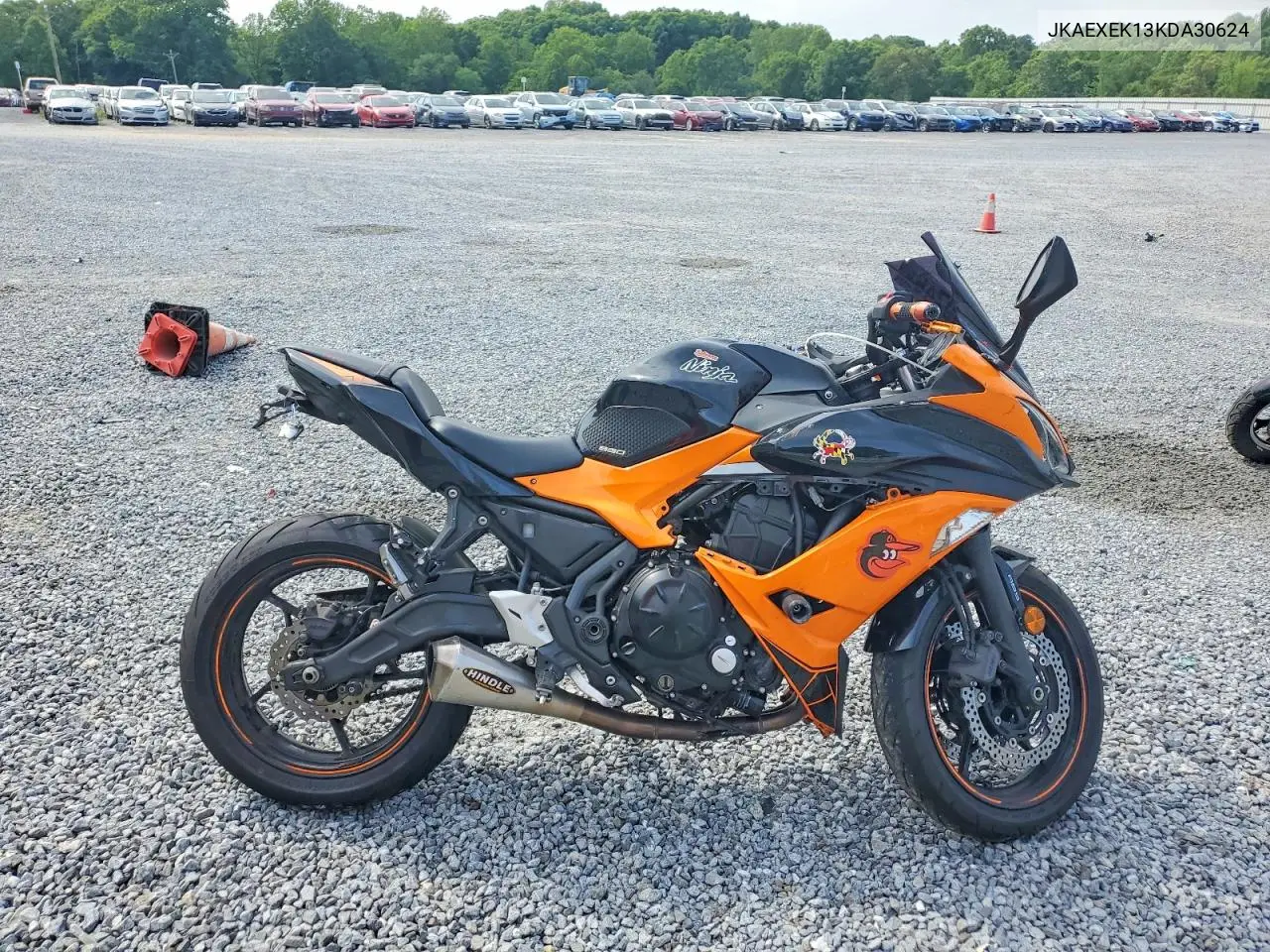 2019 Kawasaki Ex650 F VIN: JKAEXEK13KDA30624 Lot: 51999746