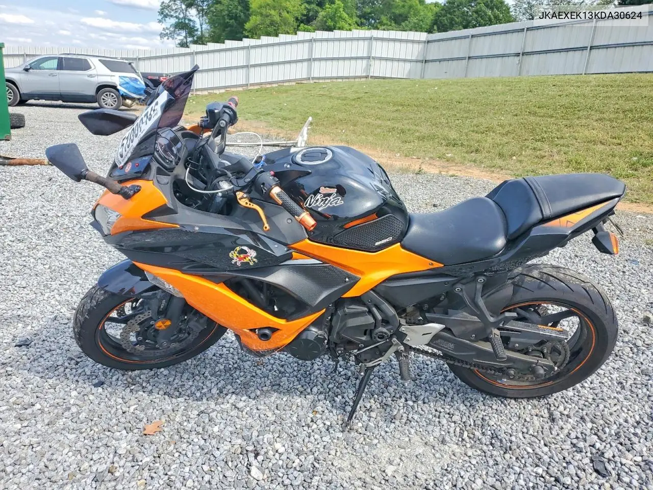 2019 Kawasaki Ex650 F VIN: JKAEXEK13KDA30624 Lot: 51999746