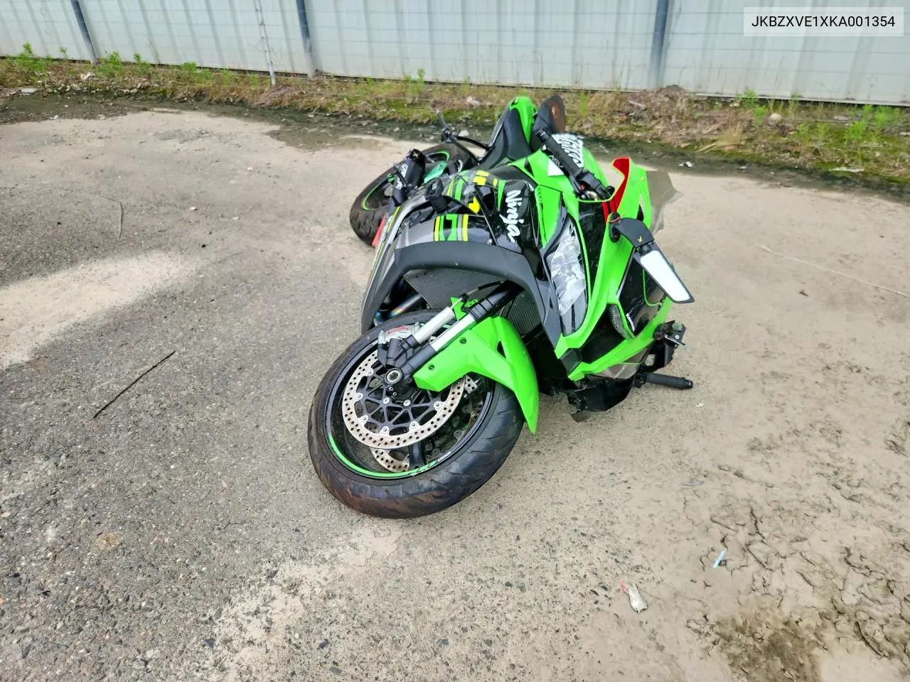 2019 Kawasaki Zx1002 VIN: JKBZXVE1XKA001354 Lot: 54516686