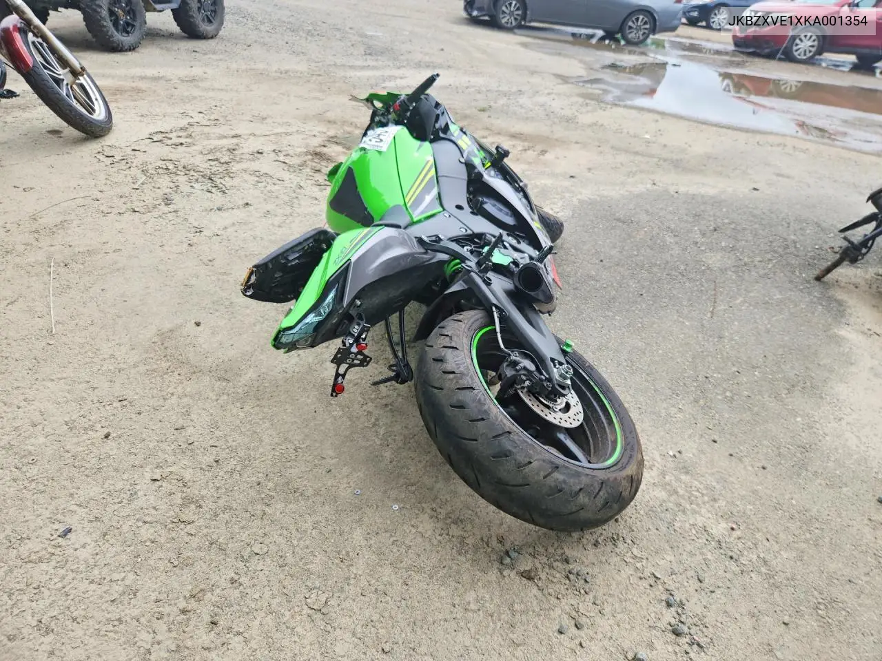 2019 Kawasaki Zx1002 VIN: JKBZXVE1XKA001354 Lot: 54516686