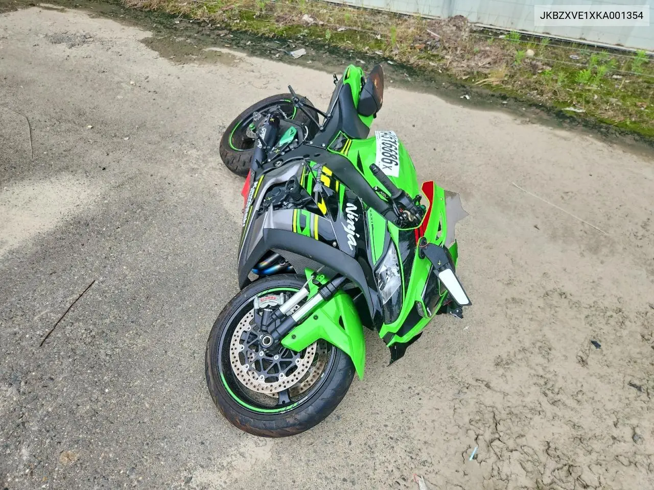2019 Kawasaki Zx1002 VIN: JKBZXVE1XKA001354 Lot: 54516686