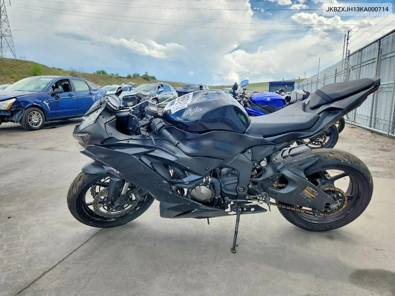 2019 Kawasaki Zx636 K VIN: JKBZXJH13KA000714 Lot: 55551696