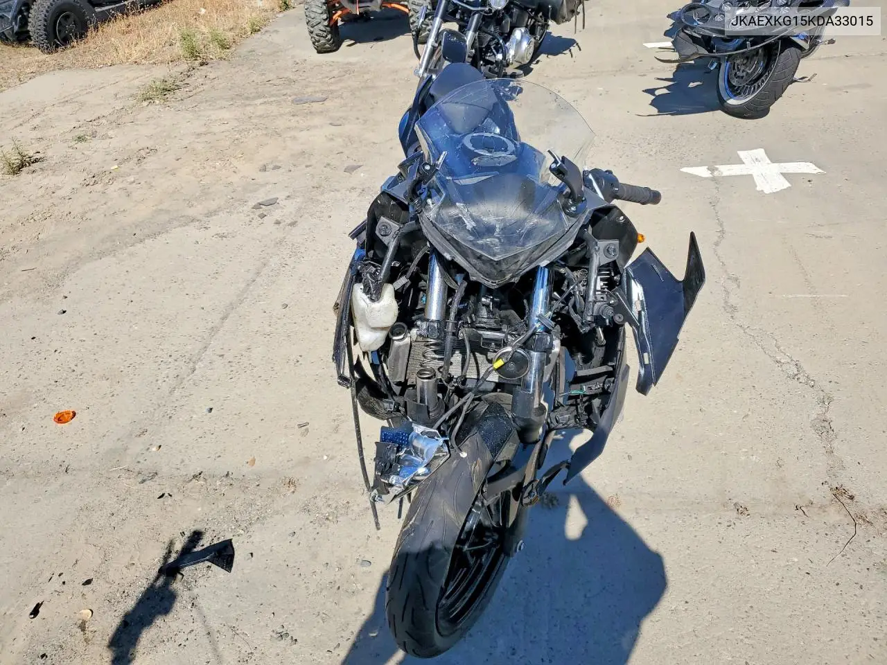 2019 Kawasaki Ex400 VIN: JKAEXKG15KDA33015 Lot: 58960606