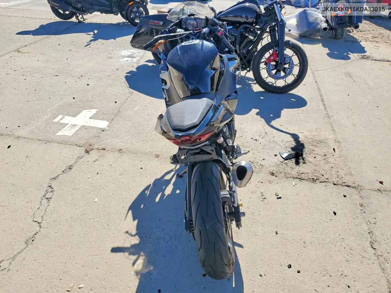 2019 Kawasaki Ex400 VIN: JKAEXKG15KDA33015 Lot: 58960606