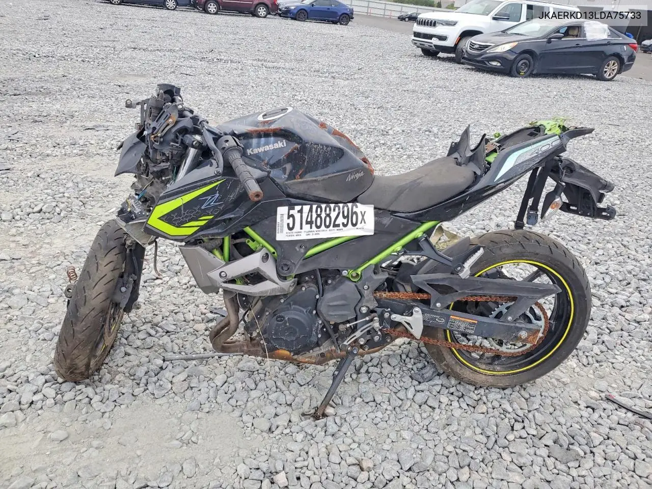 2020 Kawasaki Er400 D VIN: JKAERKD13LDA75733 Lot: 51488296