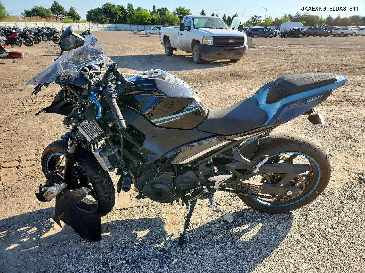 2020 Kawasaki Ex400 VIN: JKAEXKG15LDA81311 Lot: 55044646