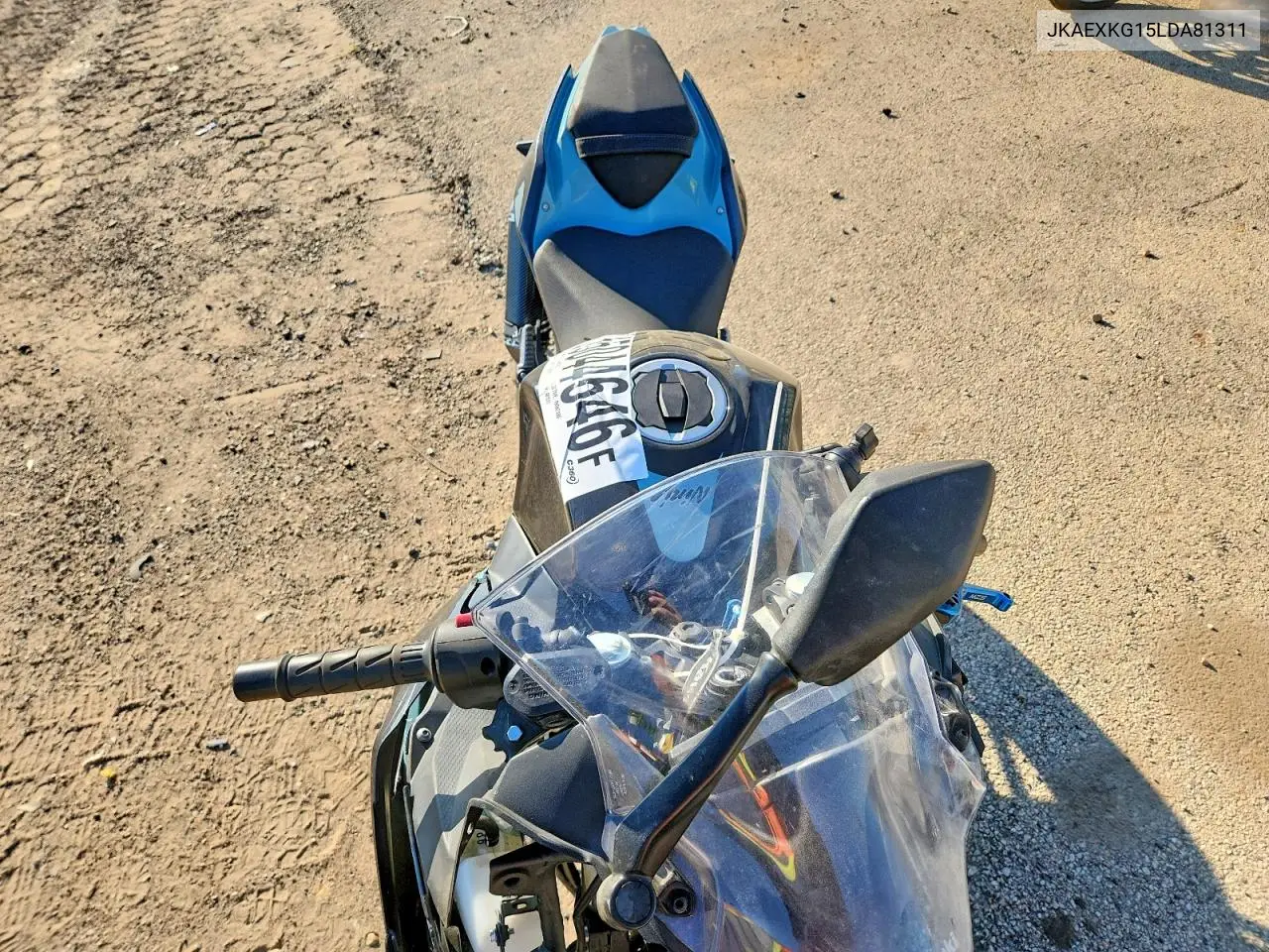 2020 Kawasaki Ex400 VIN: JKAEXKG15LDA81311 Lot: 55044646