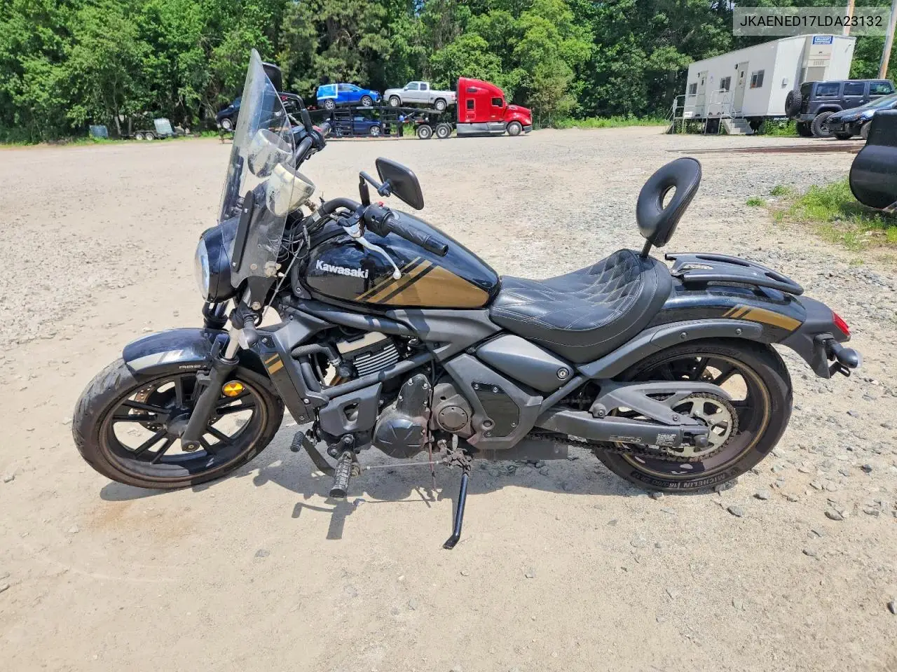 2020 Kawasaki En650 D VIN: JKAENED17LDA23132 Lot: 57403546