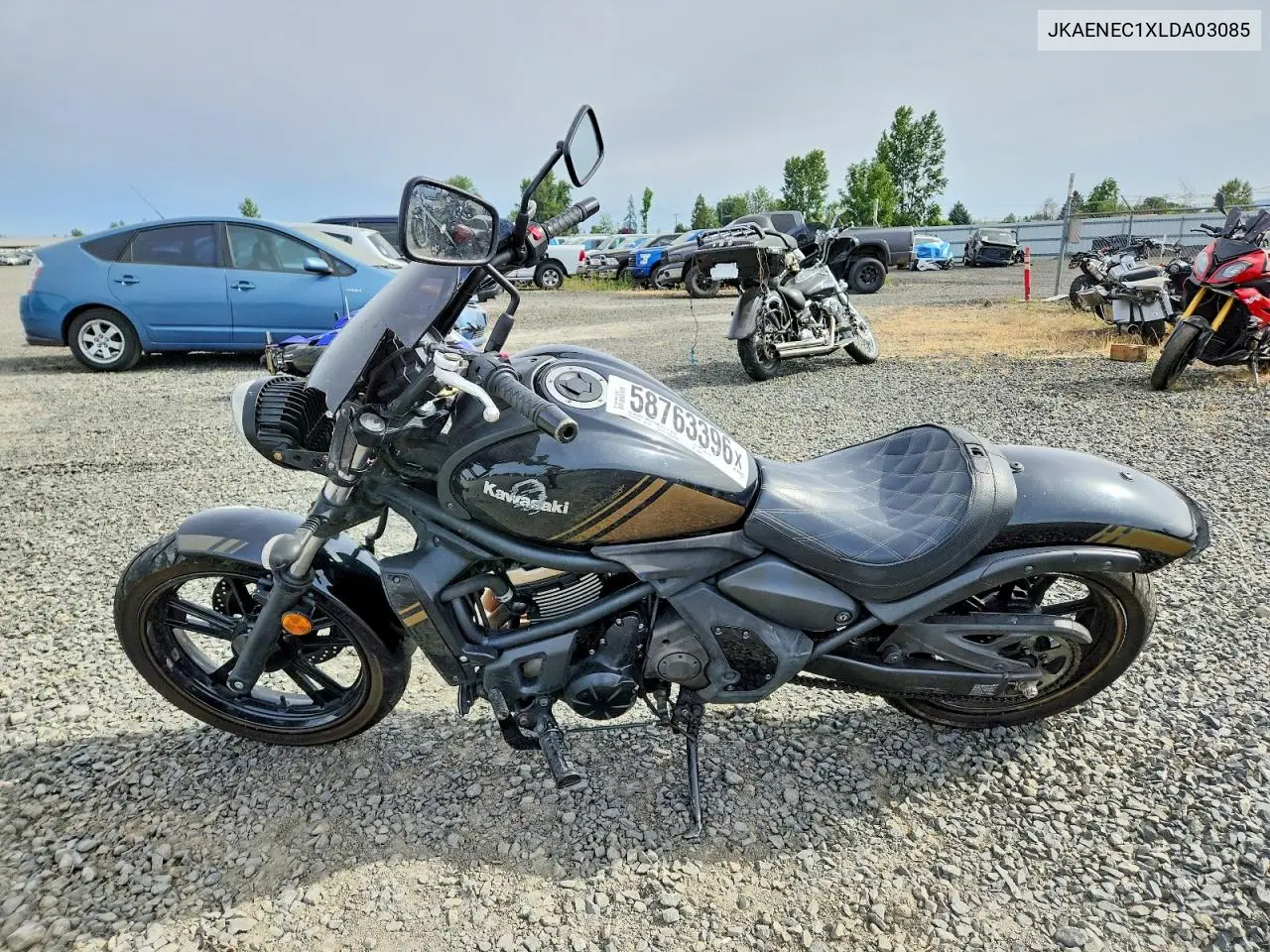 2020 Kawasaki En650 C VIN: JKAENEC1XLDA03085 Lot: 58763396