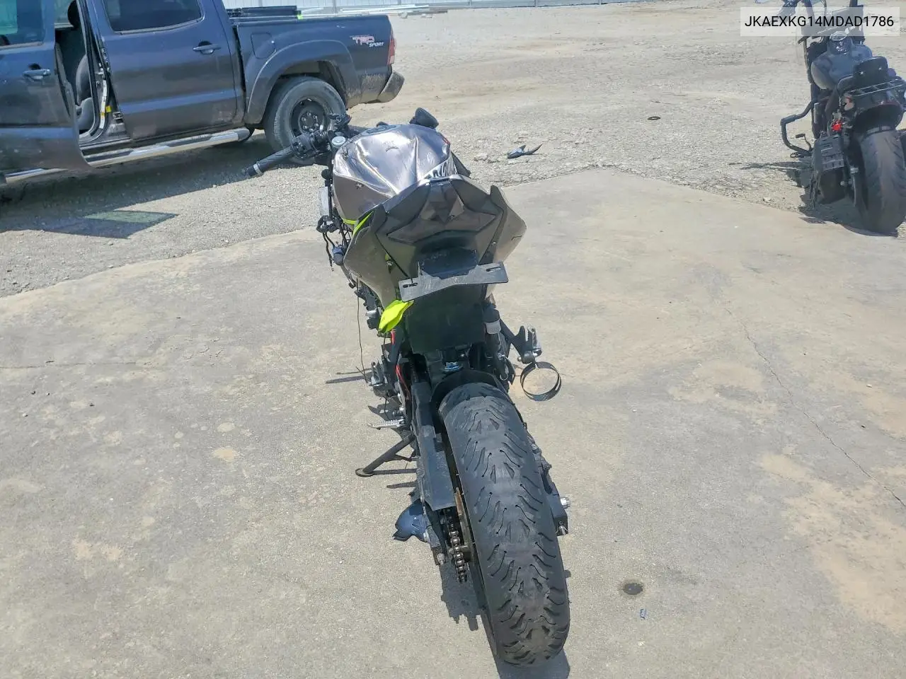 2021 Kawasaki Ex400 VIN: JKAEXKG14MDAD1786 Lot: 50129846