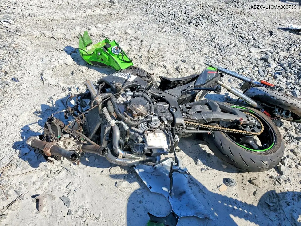 2021 Kawasaki Zx1002 L VIN: JKBZXVL10MA000736 Lot: 53134586