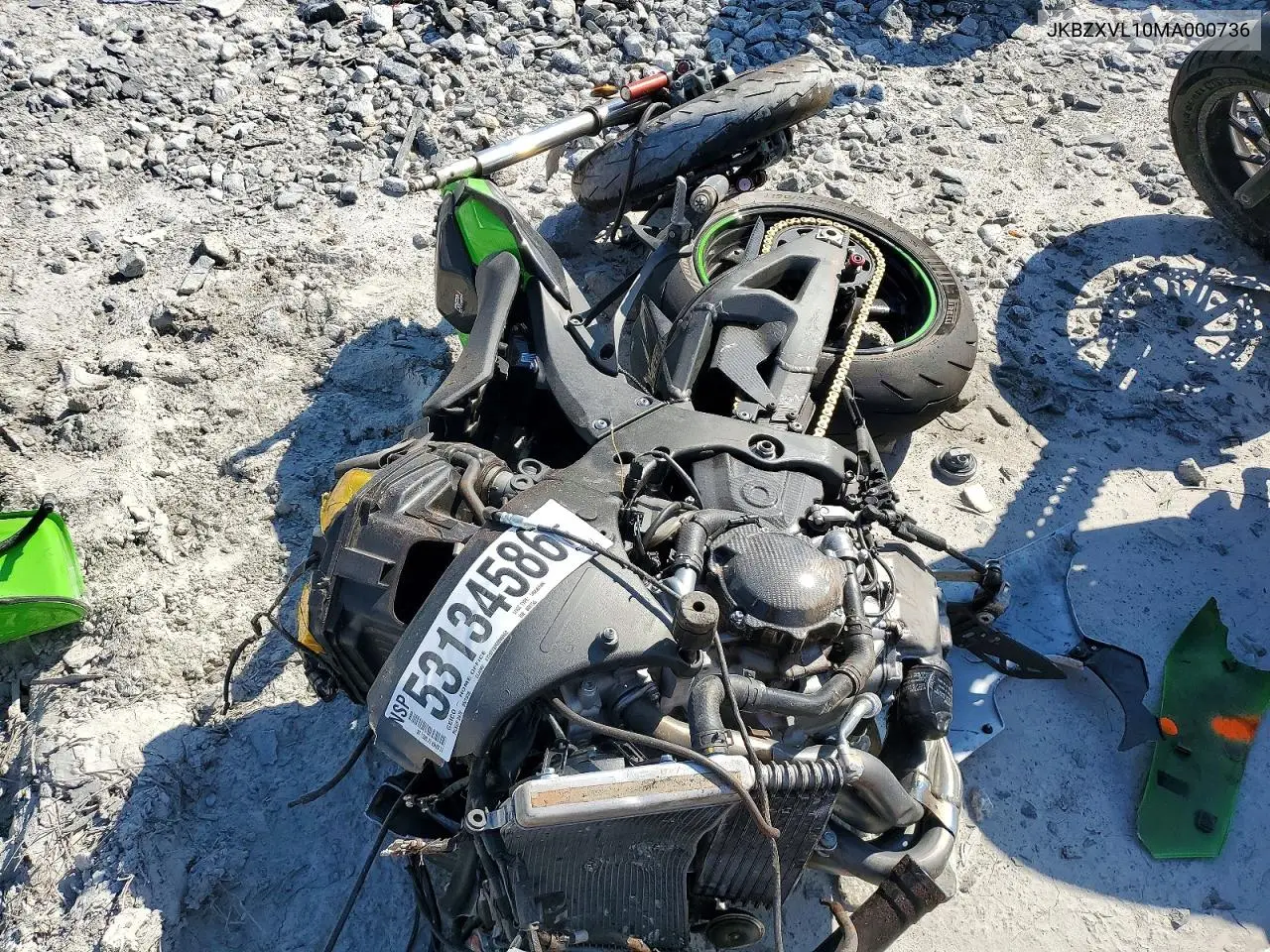 2021 Kawasaki Zx1002 L VIN: JKBZXVL10MA000736 Lot: 53134586