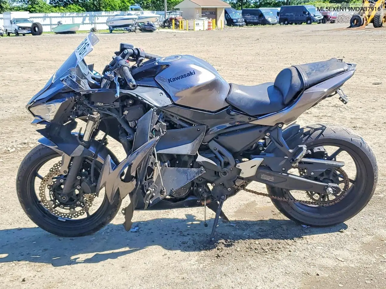 2021 Kawasaki Ex650 N VIN: ML5EXEN19MDA37916 Lot: 55406816