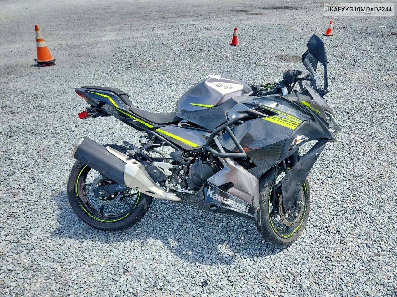 2021 Kawasaki Ex400 VIN: JKAEXKG10MDAD3244 Lot: 57756926