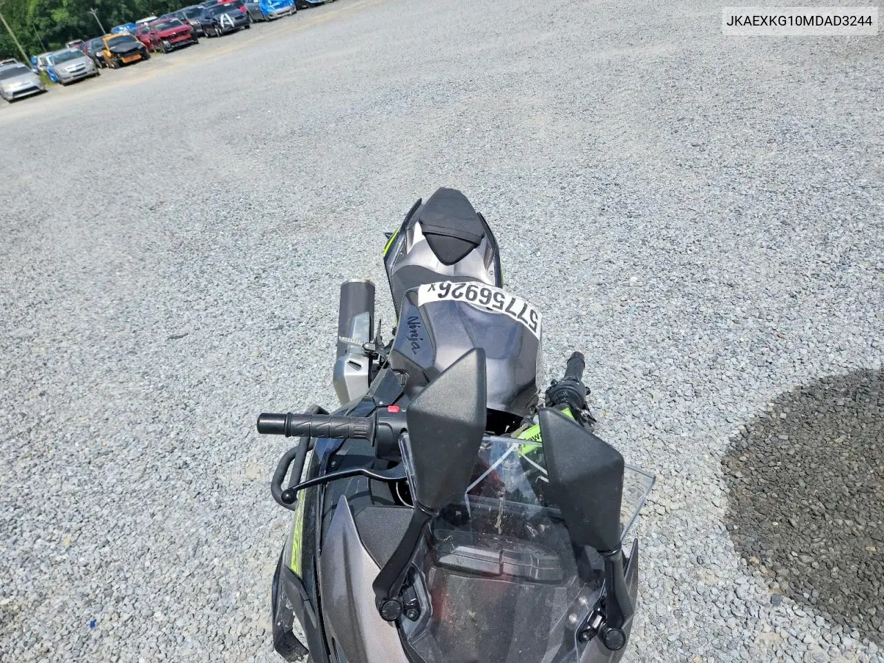 2021 Kawasaki Ex400 VIN: JKAEXKG10MDAD3244 Lot: 57756926