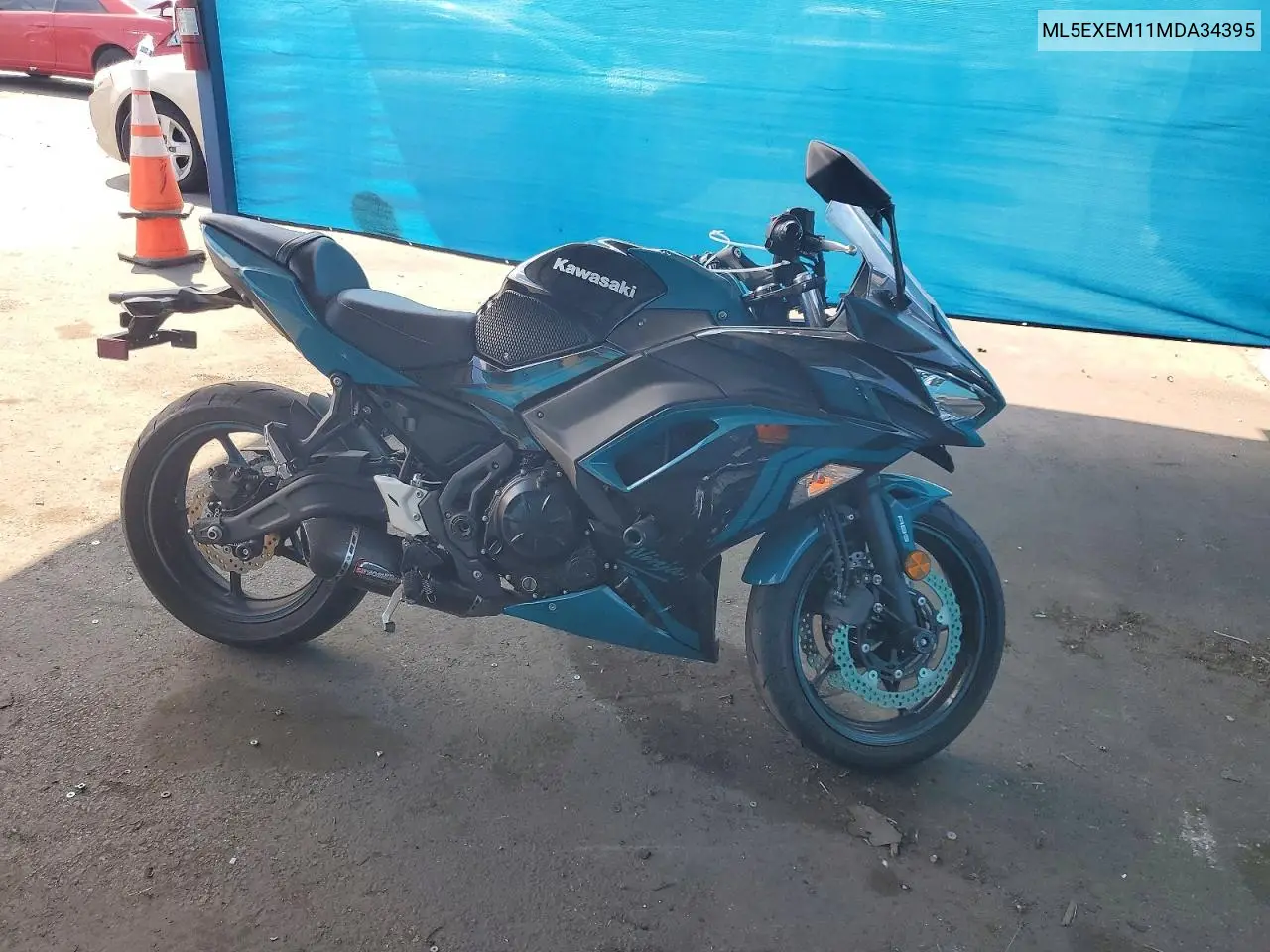 2021 Kawasaki Ex650 M VIN: ML5EXEM11MDA34395 Lot: 58129126