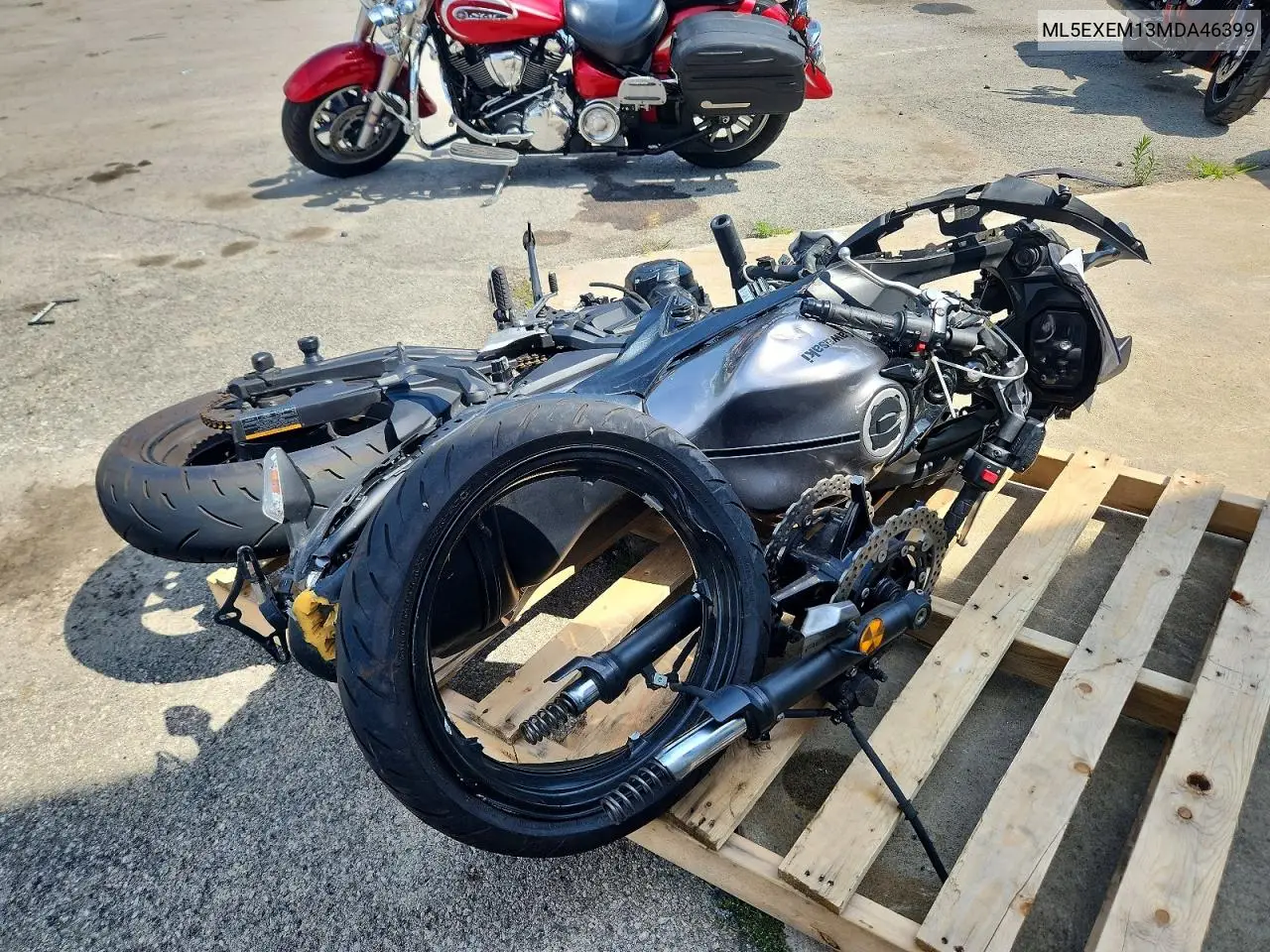 2021 Kawasaki Ex650 M VIN: ML5EXEM13MDA46399 Lot: 60750956