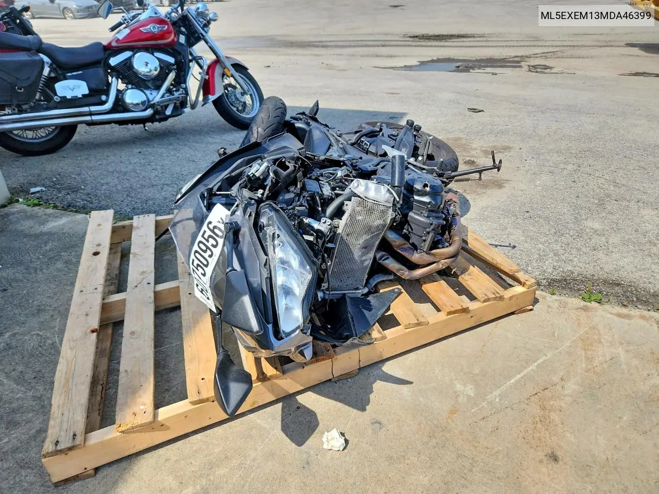 2021 Kawasaki Ex650 M VIN: ML5EXEM13MDA46399 Lot: 60750956