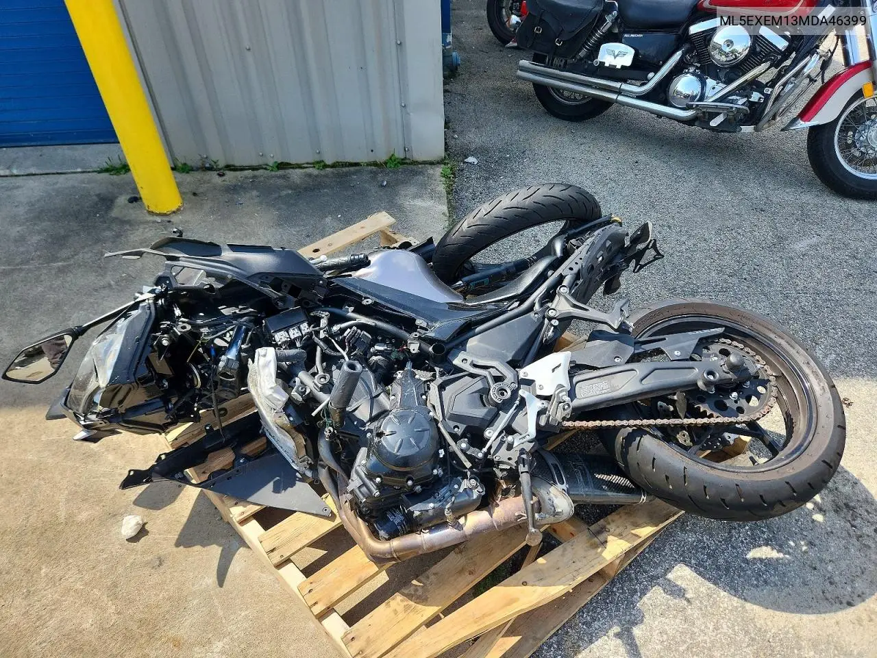 2021 Kawasaki Ex650 M VIN: ML5EXEM13MDA46399 Lot: 60750956