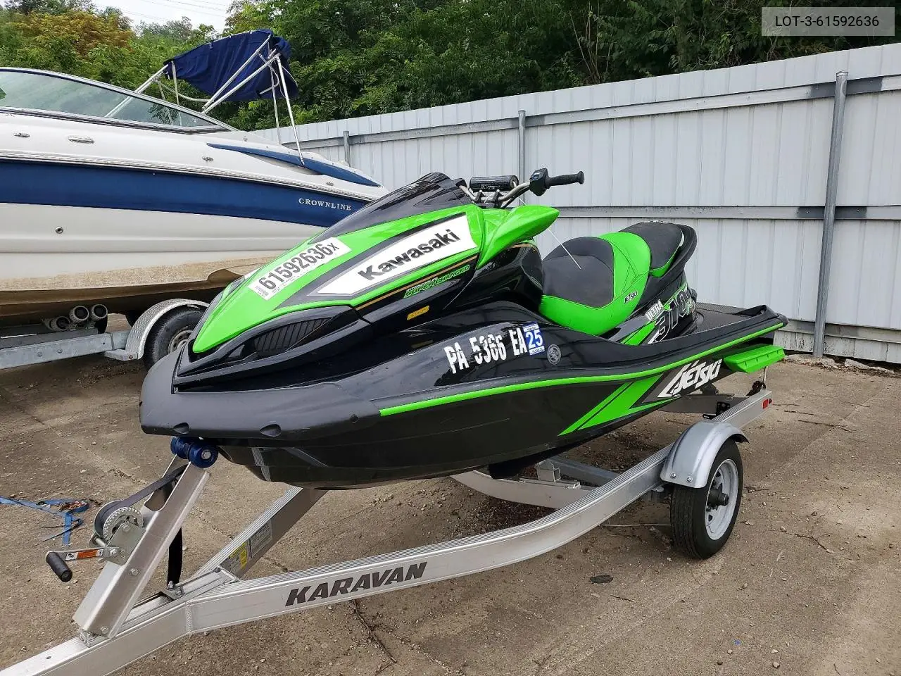2021 Kawasaki 310R VIN: LOT-3-61592636 Lot: 61592636