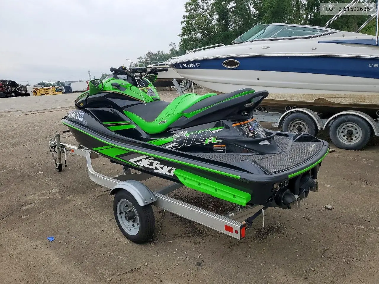 2021 Kawasaki 310R VIN: LOT-3-61592636 Lot: 61592636