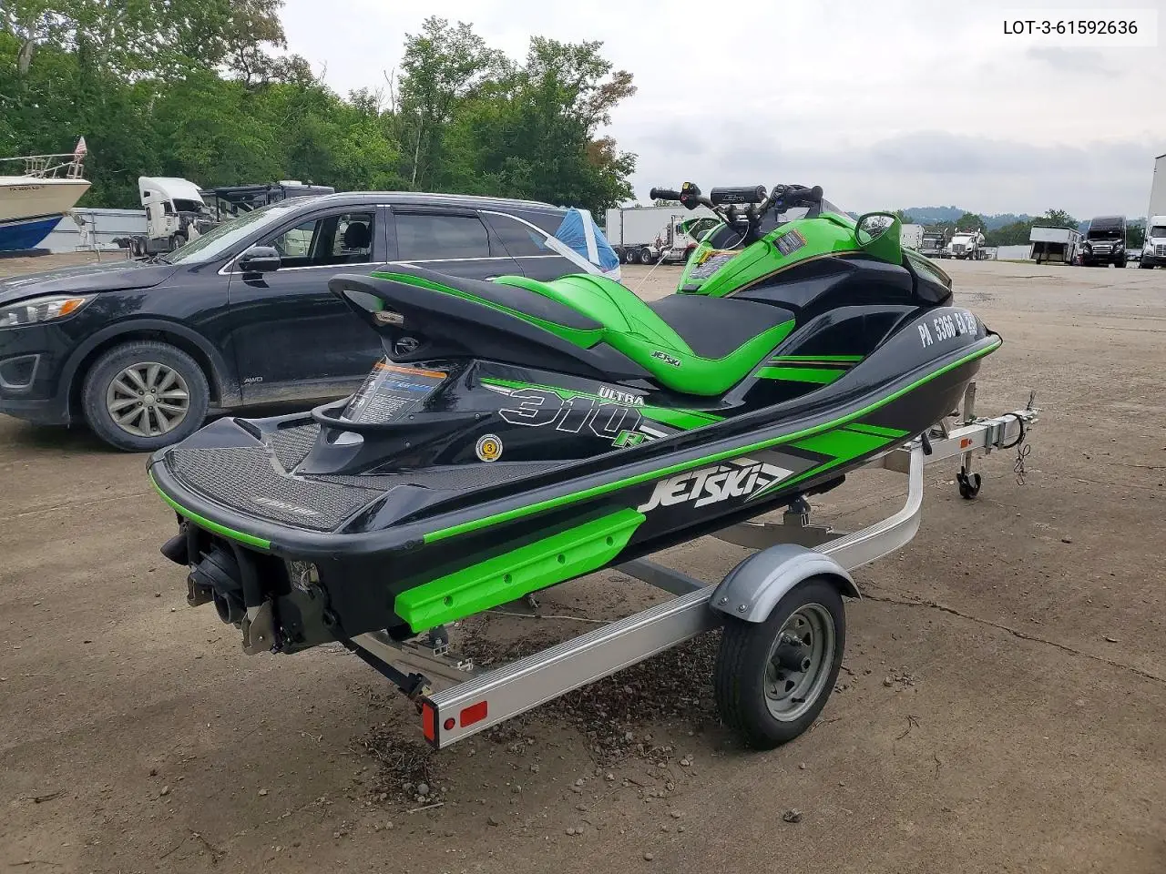 2021 Kawasaki 310R VIN: LOT-3-61592636 Lot: 61592636