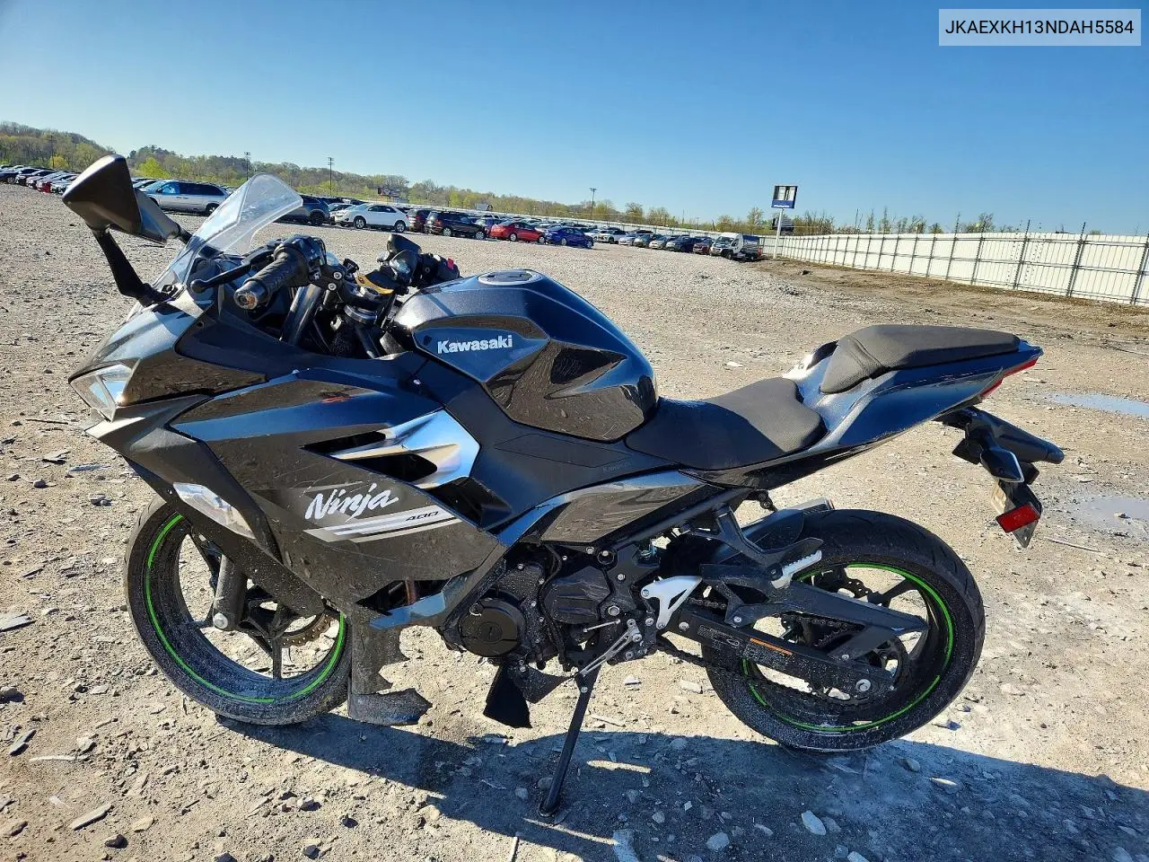 2022 Kawasaki Ex400 VIN: JKAEXKH13NDAH5584 Lot: 48834026