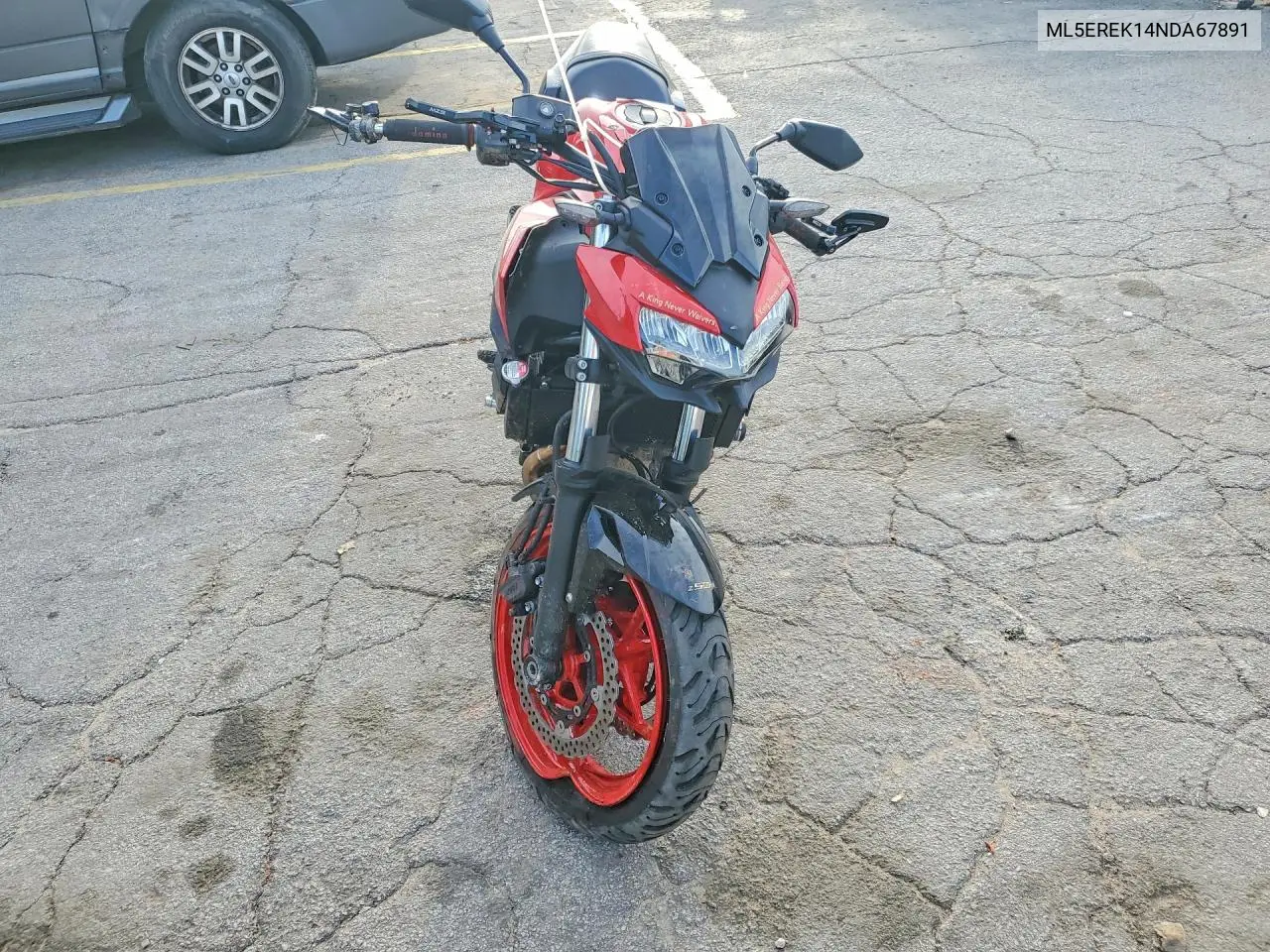2022 Kawasaki Er650 K VIN: ML5EREK14NDA67891 Lot: 49573546