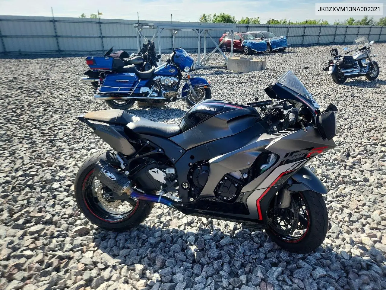 2022 Kawasaki Zx1002 M VIN: JKBZXVM13NA002321 Lot: 56418196