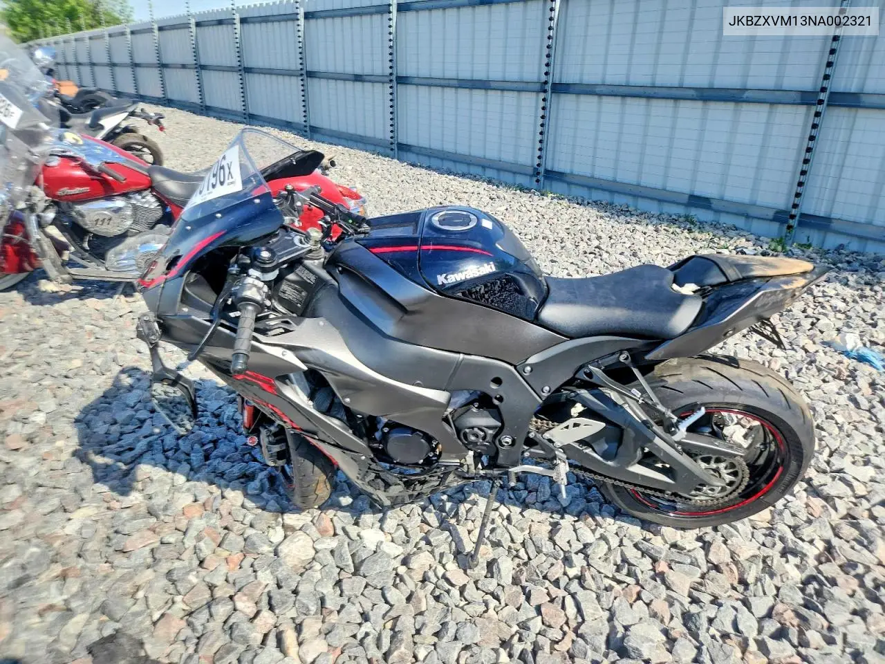 2022 Kawasaki Zx1002 M VIN: JKBZXVM13NA002321 Lot: 56418196