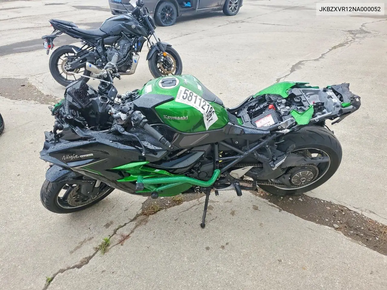 2022 Kawasaki Zx1002 R VIN: JKBZXVR12NA000052 Lot: 58112186