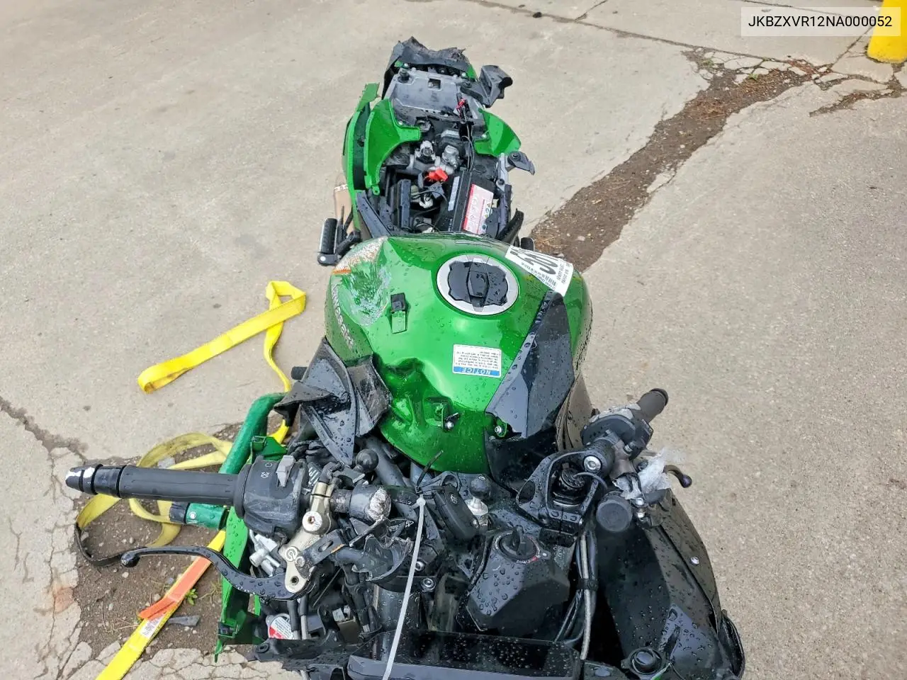 2022 Kawasaki Zx1002 R VIN: JKBZXVR12NA000052 Lot: 58112186