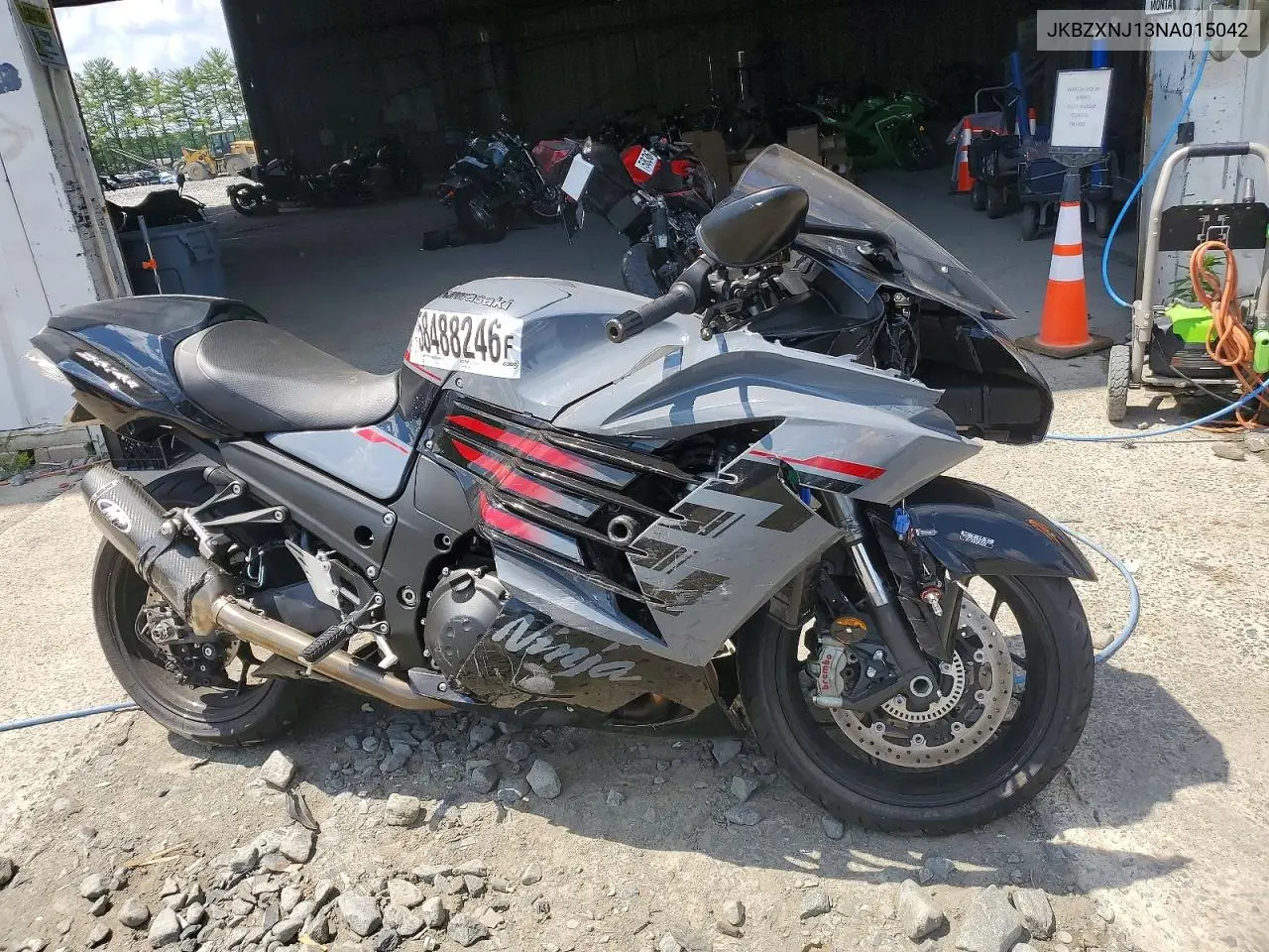 2022 Kawasaki Zx1400 J VIN: JKBZXNJ13NA015042 Lot: 58488246