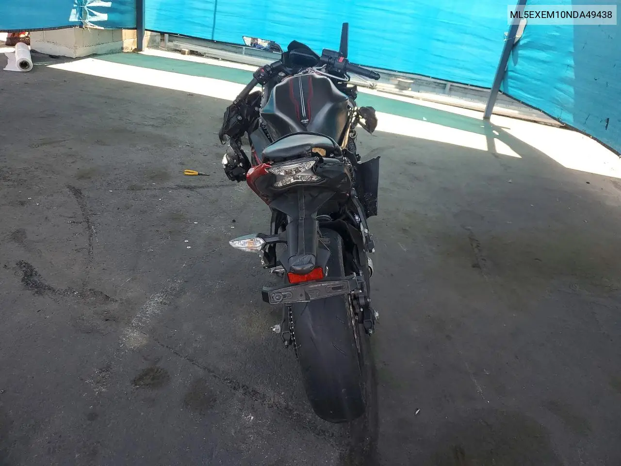 2022 Kawasaki Ex650 M VIN: ML5EXEM10NDA49438 Lot: 61756636