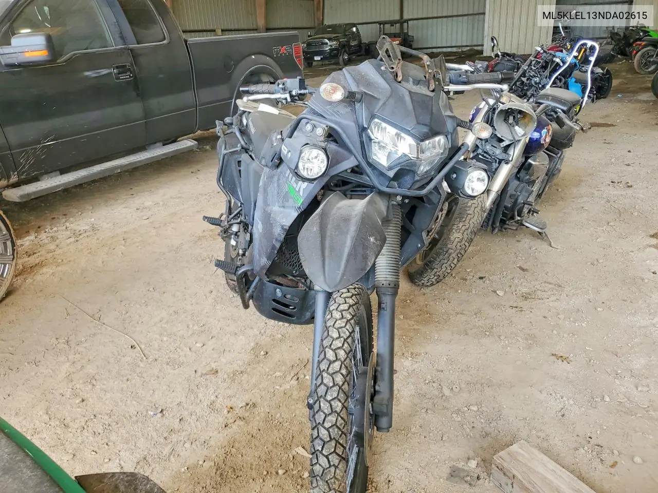 2022 Kawasaki Kl650 L VIN: ML5KLEL13NDA02615 Lot: 85605765