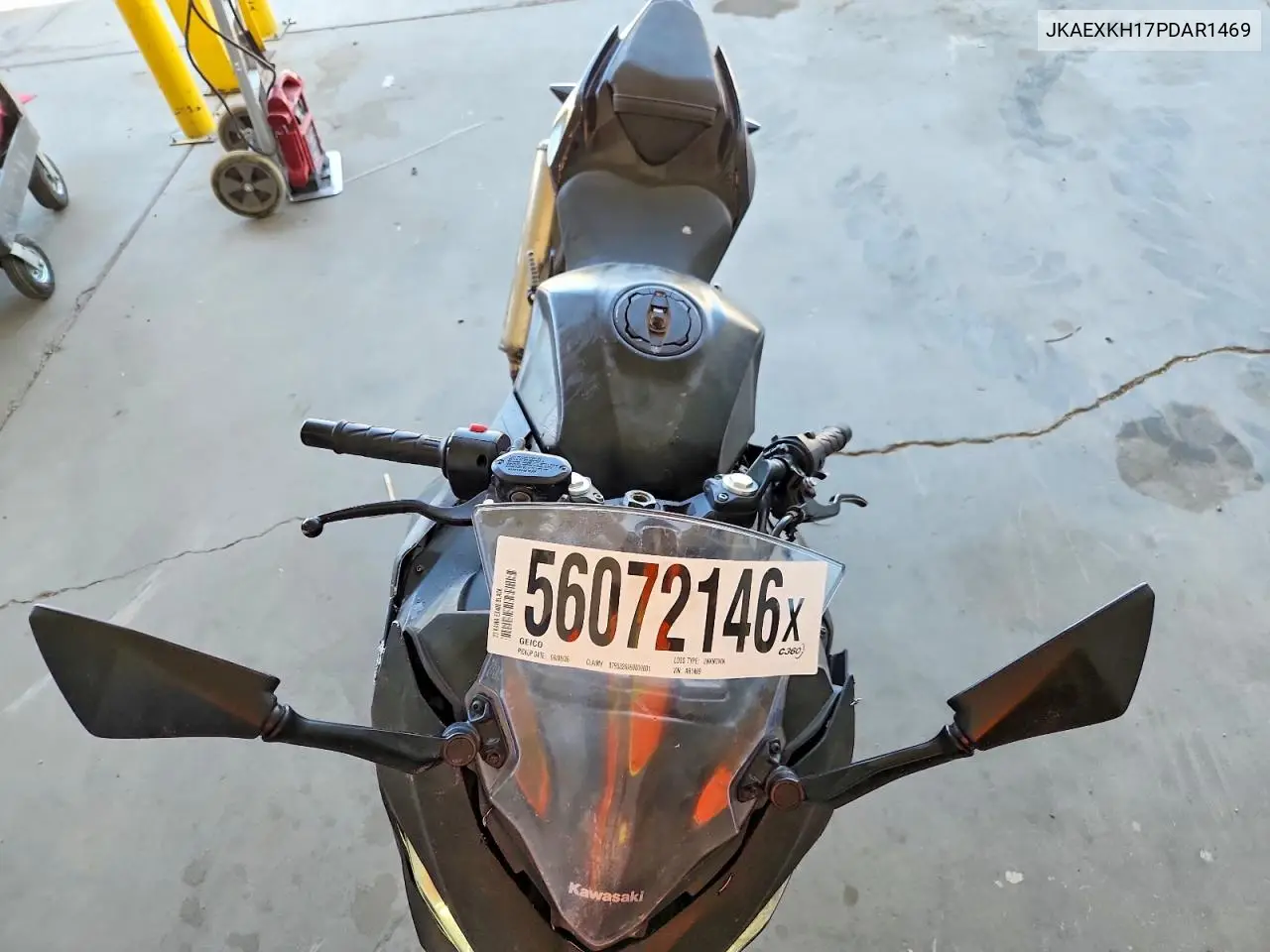 2023 Kawasaki Ex400 VIN: JKAEXKH17PDAR1469 Lot: 56072146