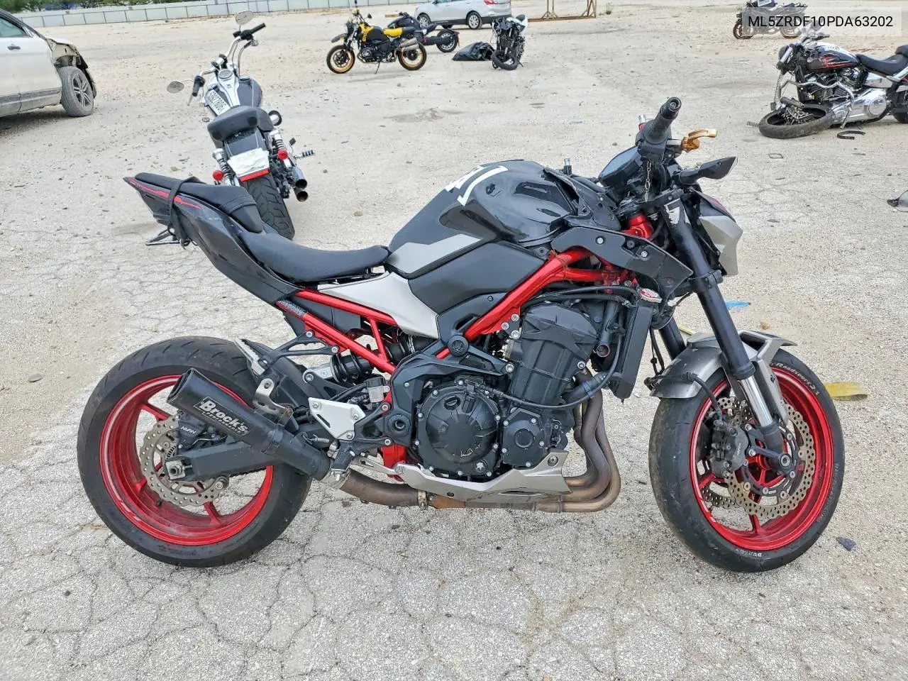 2023 Kawasaki Zr900 F VIN: ML5ZRDF10PDA63202 Lot: 56331826
