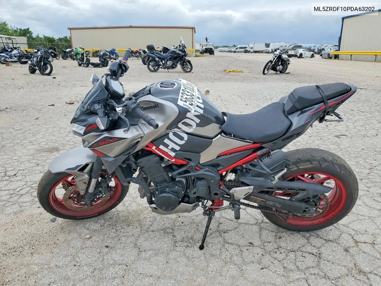 2023 Kawasaki Zr900 F VIN: ML5ZRDF10PDA63202 Lot: 56331826