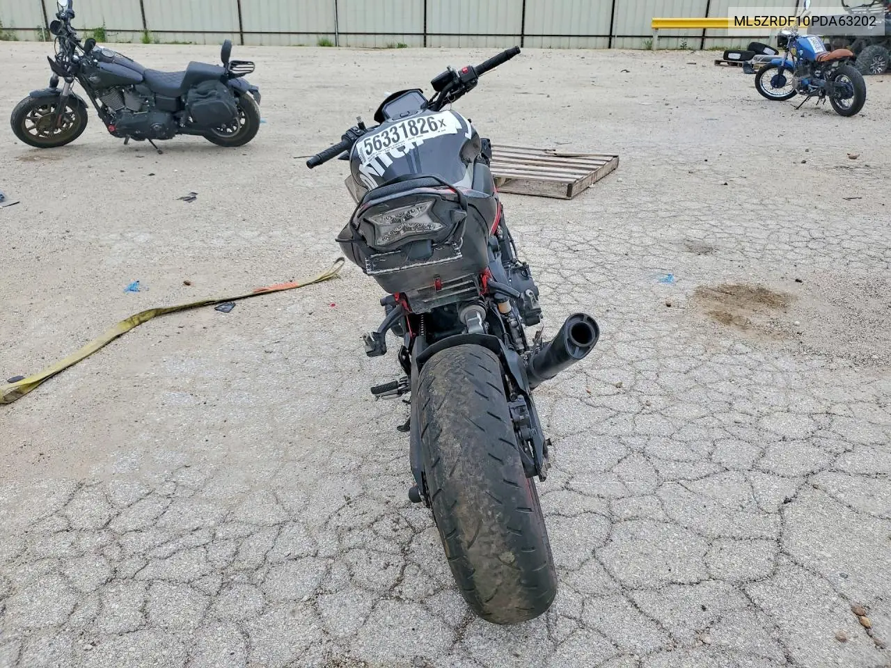 2023 Kawasaki Zr900 F VIN: ML5ZRDF10PDA63202 Lot: 56331826