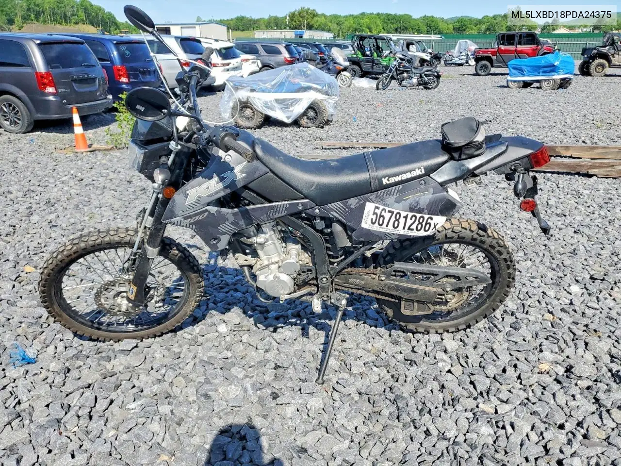 2023 Kawasaki Klx300 D VIN: ML5LXBD18PDA24375 Lot: 56781286